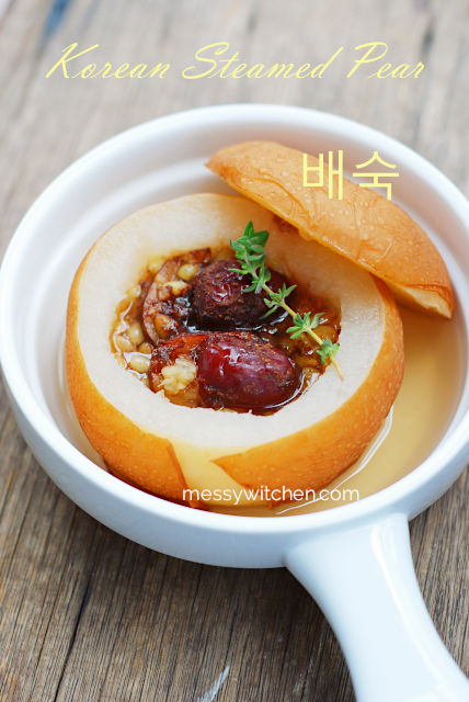 Baesuk 배숙 - Korean Steamed Pear